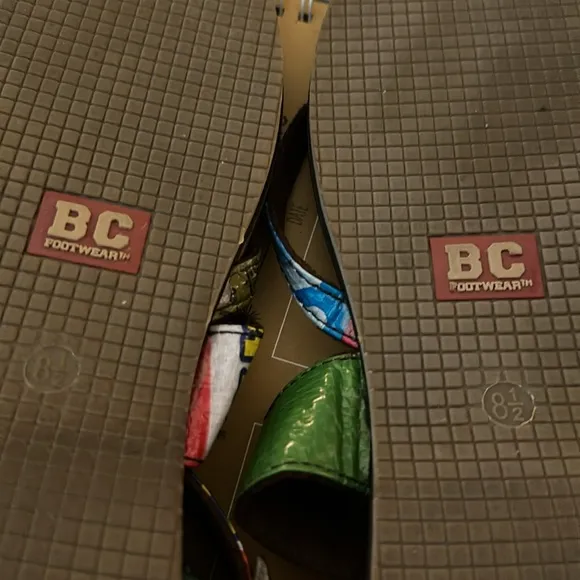 NWOT BC FOOTWEAR | “I Used To Be A Rice Bag” Collection Sandals | 8.5
