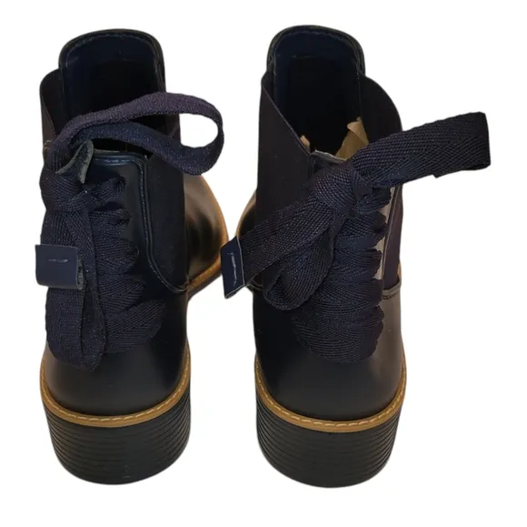 NWOT Bernardo Navy Rain Booties Size 9.5US/ 40F