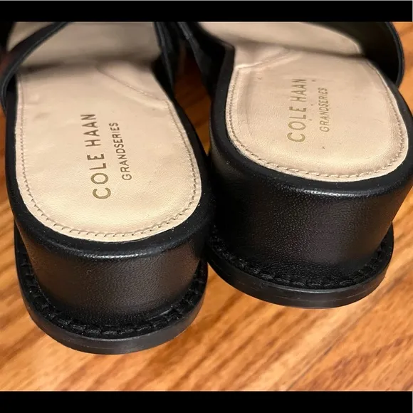 NWOT Cole Haan Snakeskin Wedge, Black