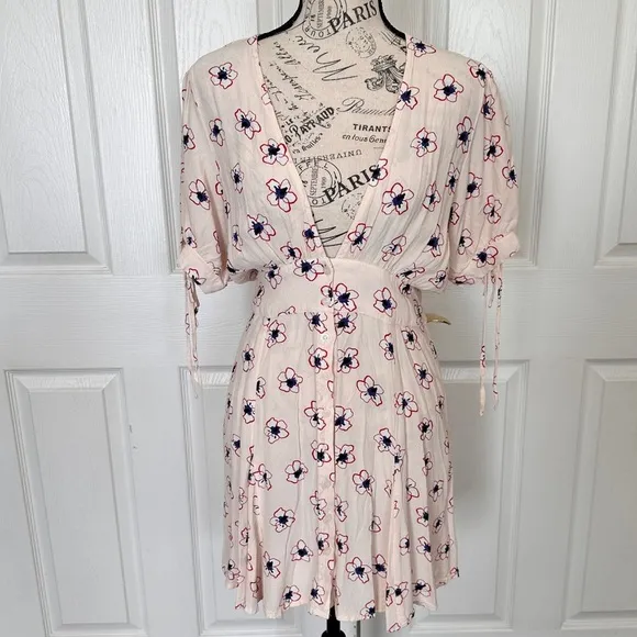 NWOT Free People x Rue Stiic MARI MINI DRESS Size Large