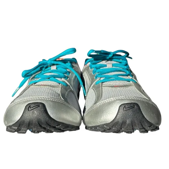 NWOT Nike Reax Run 8 Sneakers 599562-002 Shoes Gray Teal Pink 11 US 8.5 UK 43