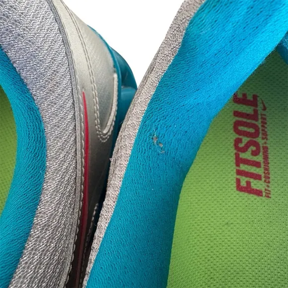 NWOT Nike Reax Run 8 Sneakers 599562-002 Shoes Gray Teal Pink 11 US 8.5 UK 43