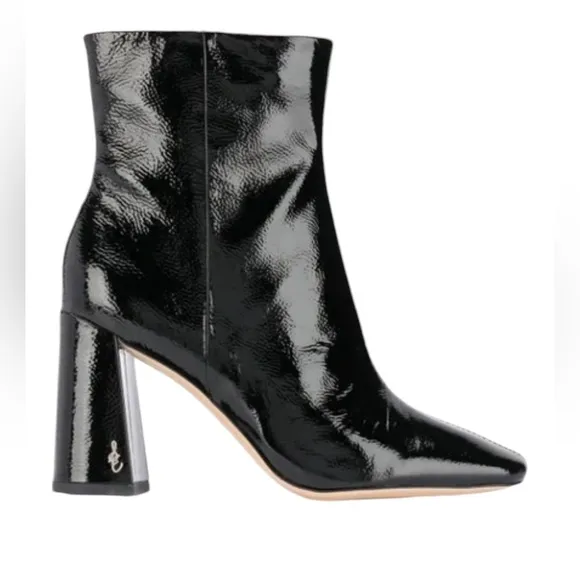 NWOT Sam Edelman Codie 2 Black Patent Leather Boots – Sz 8.5