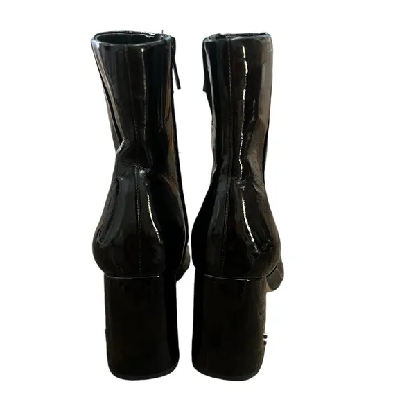 NWOT Sam Edelman Codie 2 Black Patent Leather Boots – Sz 8.5