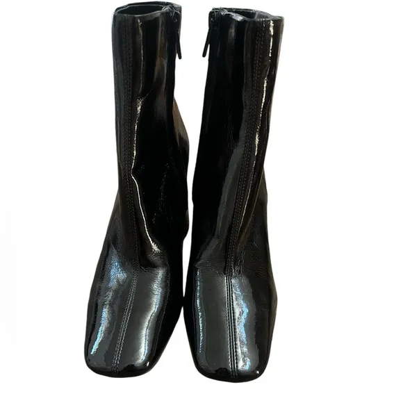NWOT Sam Edelman Codie 2 Black Patent Leather Boots – Sz 8.5