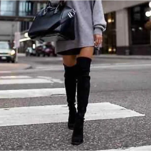NWOT Stuart Weitzman Genuine Suede Boots