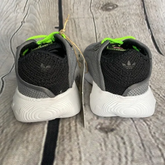 NWT Adidas Adifom SLTN EL I Grey Three Toddler Boy Shoes - Size 4K