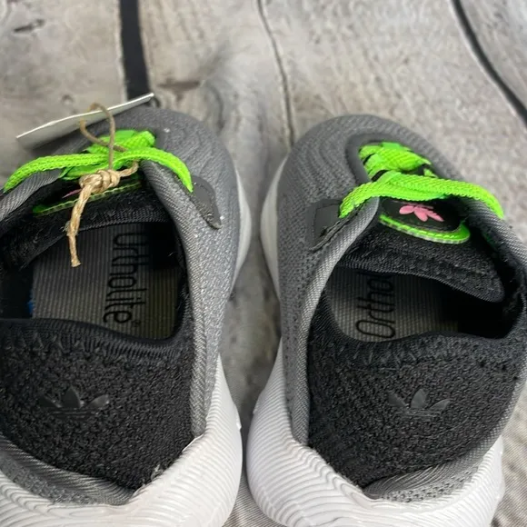 NWT Adidas Adifom SLTN EL I Grey Three Toddler Boy Shoes - Size 4K