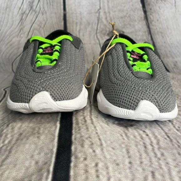 NWT Adidas Adifom SLTN EL I Grey Three Toddler Boy Shoes - Size 4K