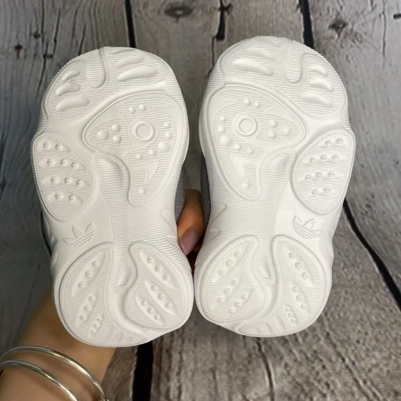 NWT Adidas Adifom SLTN EL I Grey Three Toddler Boy Shoes - Size 4K