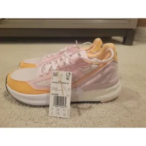 NWT Adidas Nebzed Super Running Shoes Sneakers Women Size 6/UK 4.5 Pink/ peach