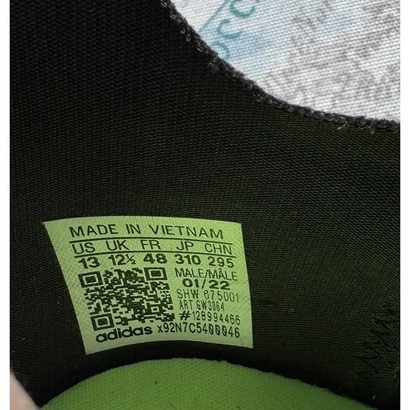 NWT! Adidas NMD_V3 Core Black Signal Green Men's Size 13 GW3064 Shoes Athleisure