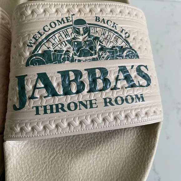 NWT Adidas X Disney Star Wars Adilette Jabba the Hutt Throne Room Men’s Sandals