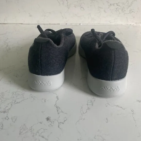 NWT Allbirds Women's Classic Black Wool Runners Sneakers Size 5 Athleisure
