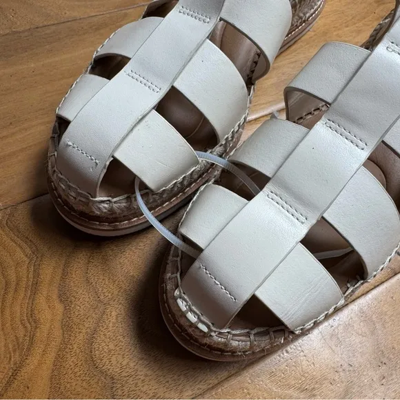 NWT Antonio Melani Carolie Espadrille Platform Wedge Fisherman Sandals Sz 10
