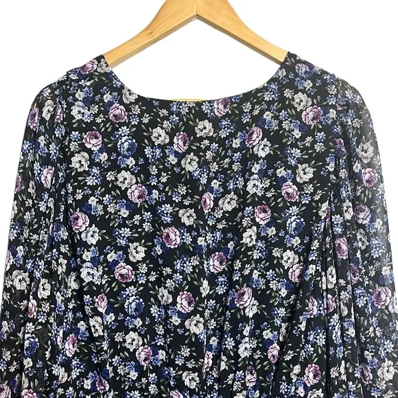 NWT City Chic Dress Wild Ditsy Dress Size XL/22