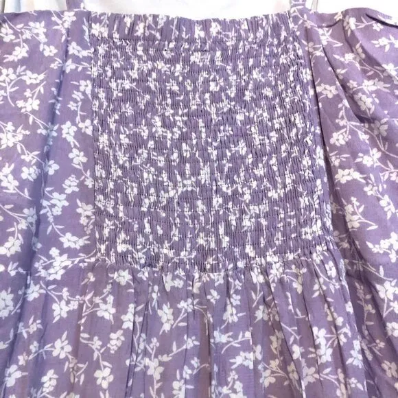 NWT CITY CHIC Floating Daisy Lilac Ditsy Floral Print Wrap Mini Dress SZ 18