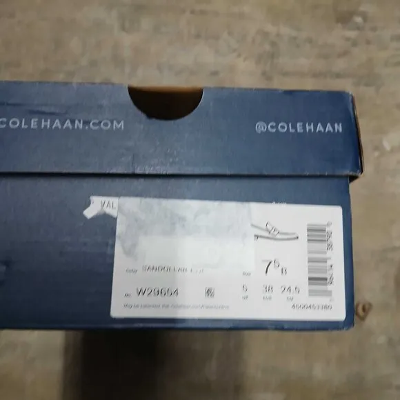 NWT Cole Haan Women's Stassi Penny Loafer Pump, Sandollar Leather-Size 7.5
