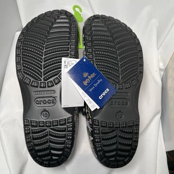NWT Crocs Classic Harry Potter X Vera Bradley Clogs SZ:13 Mens With jibbitz