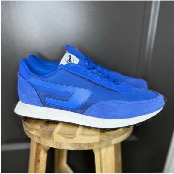 NWT Diesel S-Racer LC Low Top Sneakers | Strong Blue | Size 12 | Designer Kicks