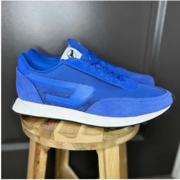 NWT Diesel S-Racer LC Low Top Sneakers | Strong Blue | Size 12 | Designer Kicks