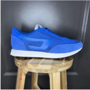 NWT Diesel S-Racer LC Low Top Sneakers | Strong Blue | Size 12 | Designer Kicks