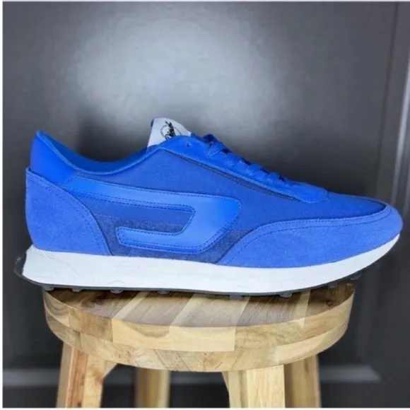 NWT Diesel S-Racer LC Low Top Sneakers | Strong Blue | Size 12 | Designer Kicks