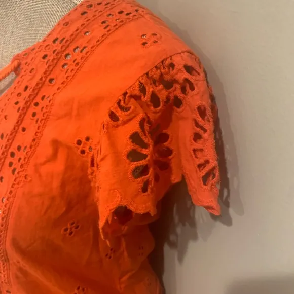 NWT Free People Sz Small amazing Saffron orange color dress. Beautiful d…