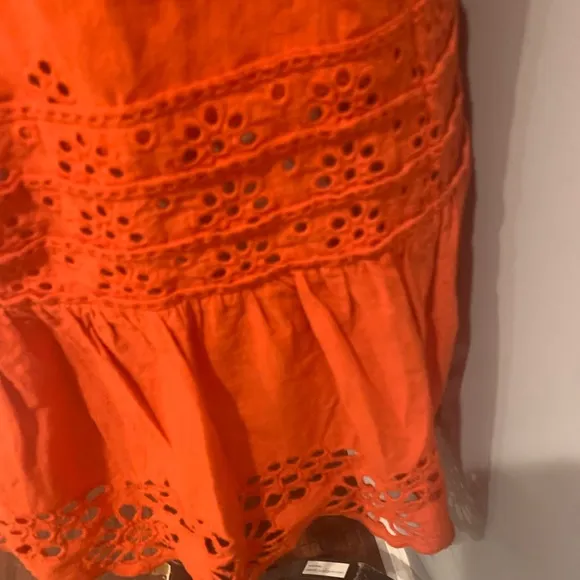 NWT Free People Sz Small amazing Saffron orange color dress. Beautiful d…