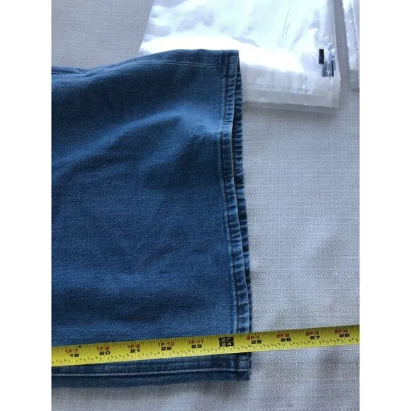 NWT J. Crew Point Sur Women's 34 Wide Leg Crop Patch Pocket Jeans Light Wash