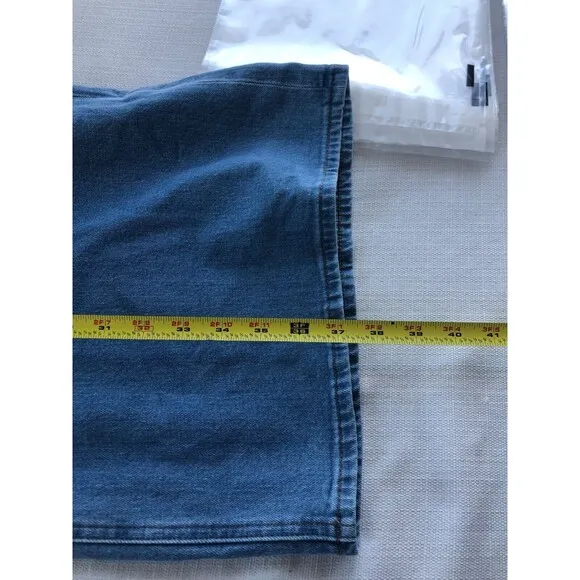 NWT J. Crew Point Sur Women's 34 Wide Leg Crop Patch Pocket Jeans Light Wash