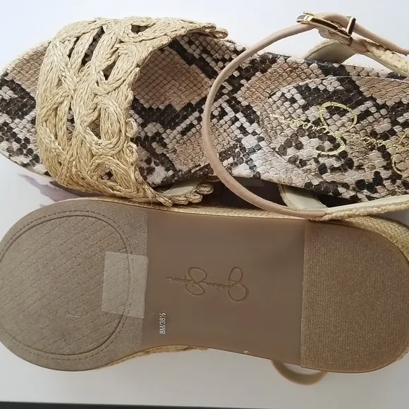 NWT Jessica Simpson Camilia Platform Wedge Sandals
