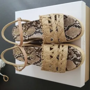 NWT Jessica Simpson Camilia Platform Wedge Sandals