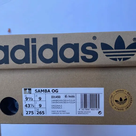 NWT Men's Adidas Samba OG Tweed