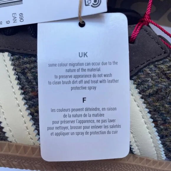 NWT Men's Adidas Samba OG Tweed