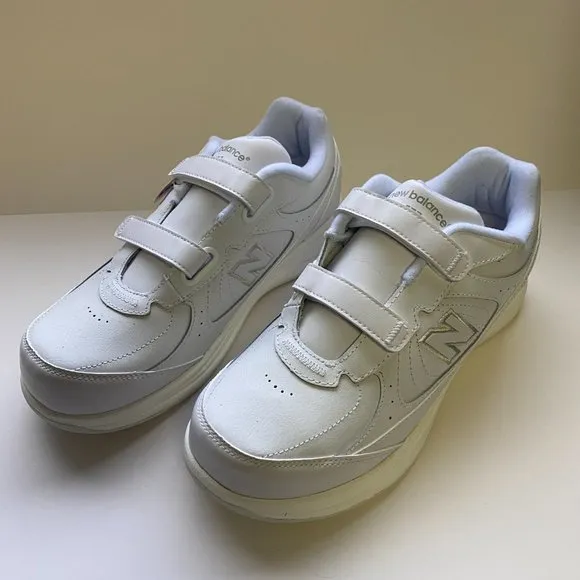 NWT New Balance 577 Women’s Leather Walking White Sneaker Size 10W WW577VW Fall