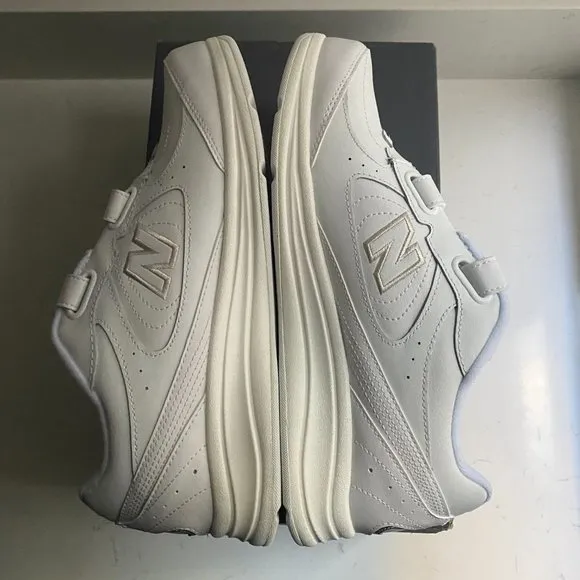 NWT New Balance 577 Women’s Leather Walking White Sneaker Size 10W WW577VW Fall