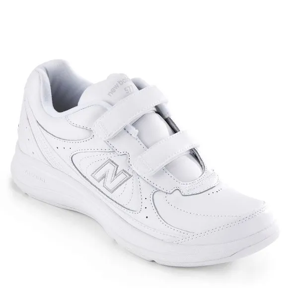 NWT New Balance 577 Women’s Leather Walking White Sneaker Size 10W WW577VW Fall