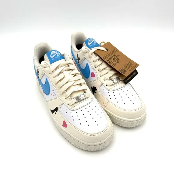 NWT New Custom Nike Air Force 1 AF1 Disney Cinderella Gus Gus Shoes 9.5 Castle