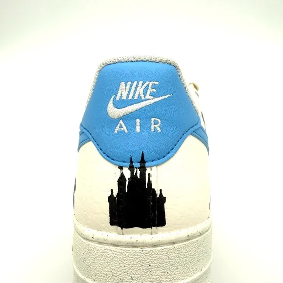 NWT New Custom Nike Air Force 1 AF1 Disney Cinderella Gus Gus Shoes 9.5 Castle