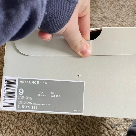 NWT Nike Air Force 1 ‘07 OneTwelves Shoes (9)
