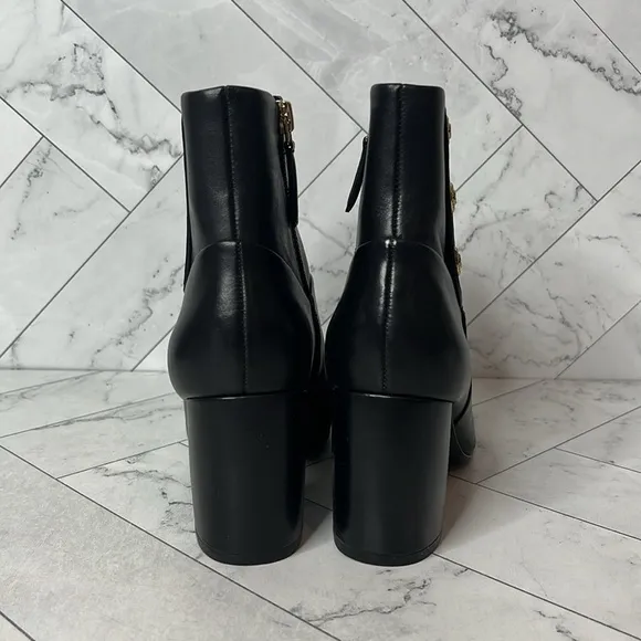 NWT Nine West Womens Black Kirtley Heeled Ankle Boot Shoe Size 5M