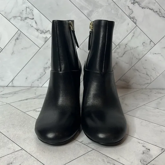 NWT Nine West Womens Black Kirtley Heeled Ankle Boot Shoe Size 5M