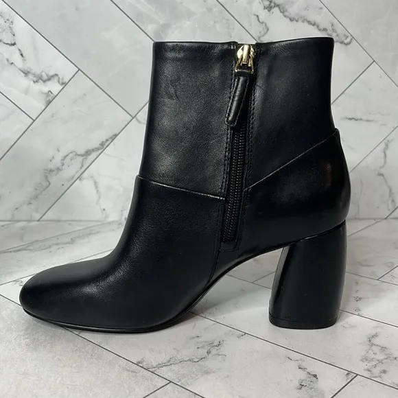 NWT Nine West Womens Black Kirtley Heeled Ankle Boot Shoe Size 5M