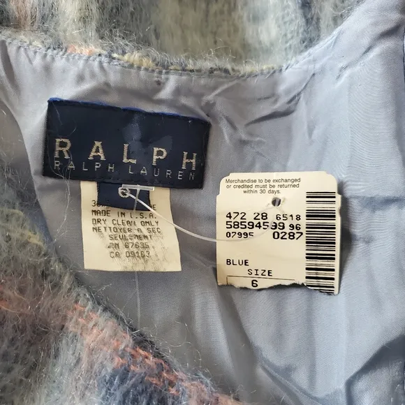 NWT Ralph Lauren Plaid Dress