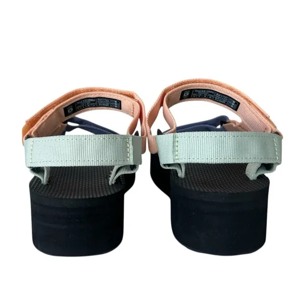 NWT Teva Free people platform Sandals 8 summersalt pastel