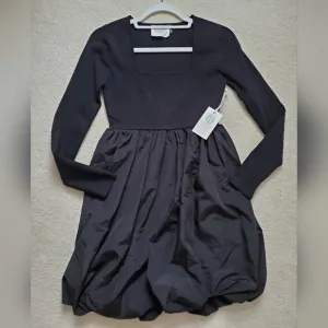 NWT Tuckernuck Hyacinth House Black Bubble Skirt Cecilia Mini Dress szXS