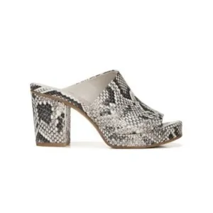 NWT Vince Wyatt Snake Embossed Leather Platform Heel Sandals