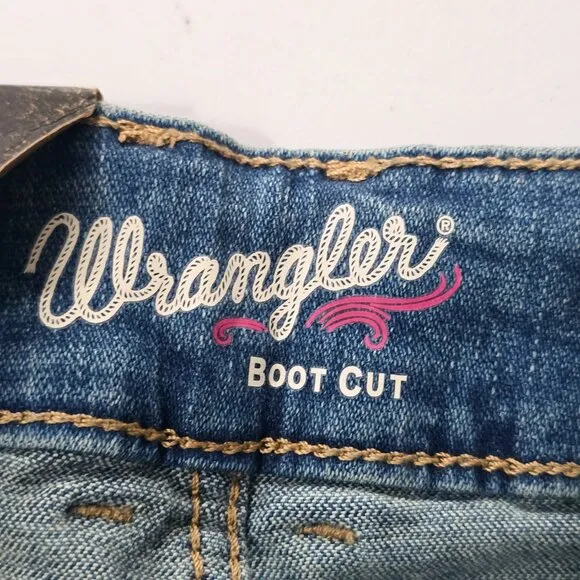 NWT Wrangler Retro Mae Bootcut Jeans Western Y2K Blue Size 26