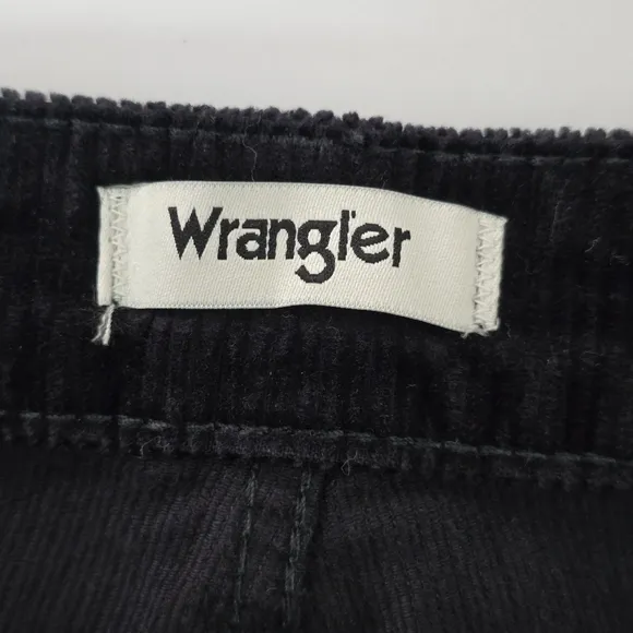 NWT Wrangler Westward 626 Bootcut Corduroy Jeans Black Size 29